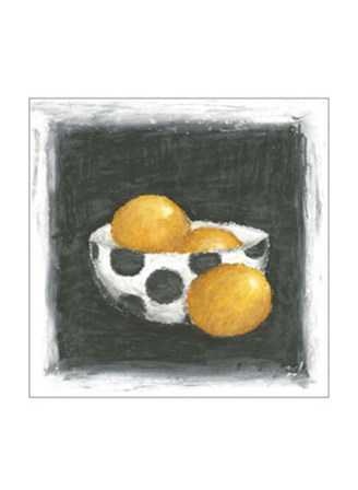 Oranges in Bowl by Chariklia Zarris art print