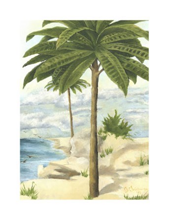 Tropical Interlude I by Jennifer Goldberger art print