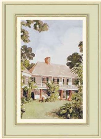 A Charming West Indian Plantation House by Mark Hampton art print