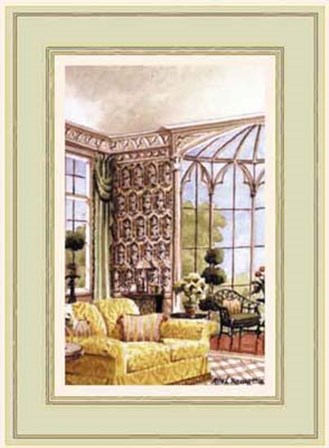 The View From the Conservatory by Mark Hampton art print