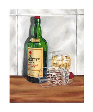 Scotch on the Rocks I by Jennifer Goldberger art print