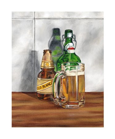 A Cold One II by Jennifer Goldberger art print