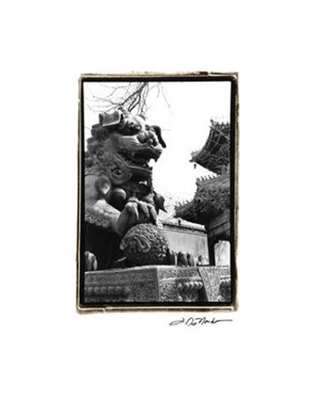 Imperial Lion, Beijing by Laura Denardo art print