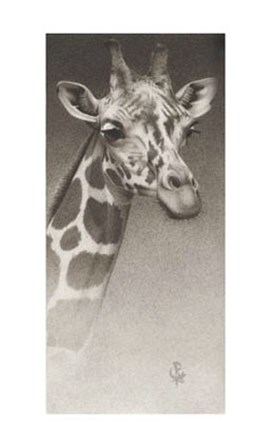 Jean, The Giraffe by Frank Caldwell art print