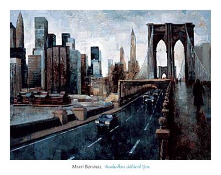 Manhattan Without You by Marti Bofarull art print