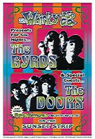 The Byrds, The Doors by Dennis Loren art print