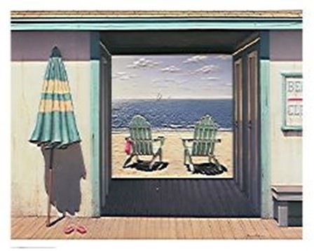 Beach Club by Daniel Pollera art print