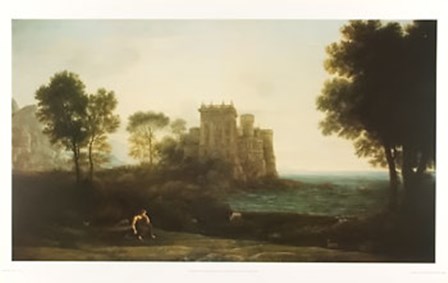 Enchanted Castle by Claude Lorrain art print