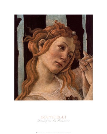 Detail: La Primavera by Sandro Botticelli art print