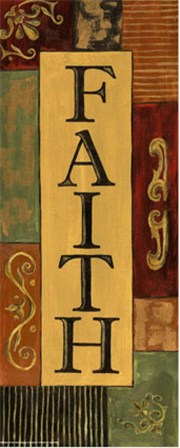 Words to Live By, Word...Faith by Debbie DeWitt art print