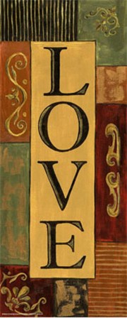 Words to Live By, WordLove by Debbie DeWitt art print