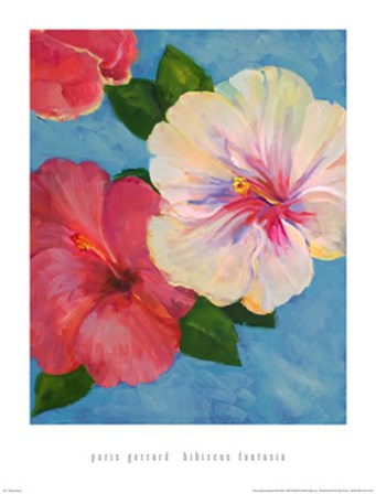 Hibiscus Fantasia by Paris Gerrard art print
