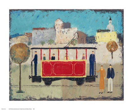 Street Railway by Gia Revazi art print