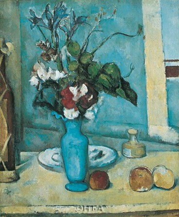 Blue Vase by Paul Cezanne art print