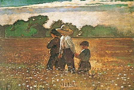 In the Mowing by Winslow Homer art print