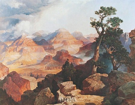 Clouds in the Canyon by Thomas Moran art print
