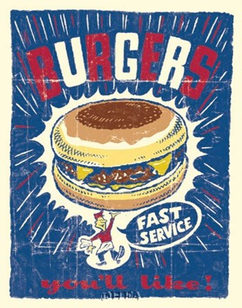 Burgers by Joe Giannakopoulos art print
