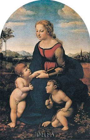 Madonna (La Belle Jardiniere) by Raphael art print