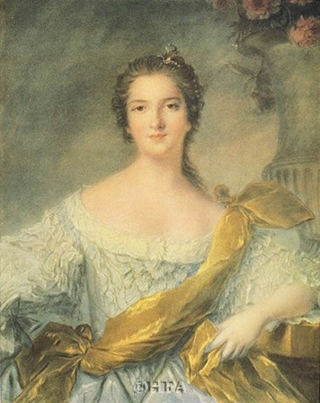 Madame Victoire de France by J.m. Nattier (d&#39;apres) art print