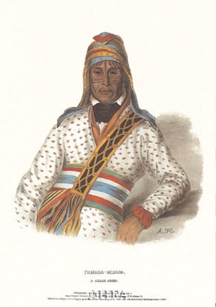 Yoholo-Micco, a Creek Chief by Mckenny &amp; Hall art print
