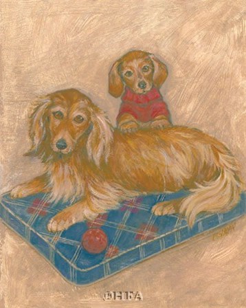 Dachsunds by Carol Ican art print