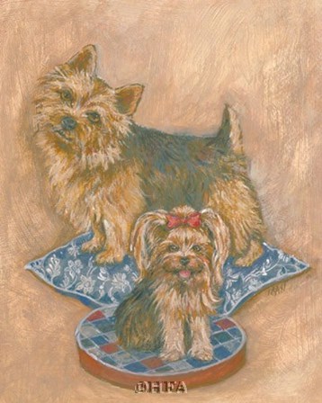 Terriers by Carol Ican art print