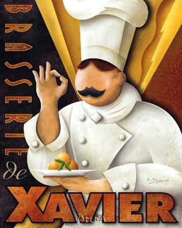 Brasserie de  Xavier by Michael Kungl art print