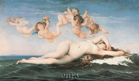 La Naissance de Venus by Alexandre Cabanel art print