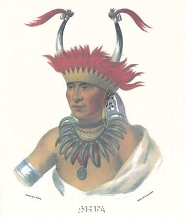 An Otto Half Chief by C.b. King art print