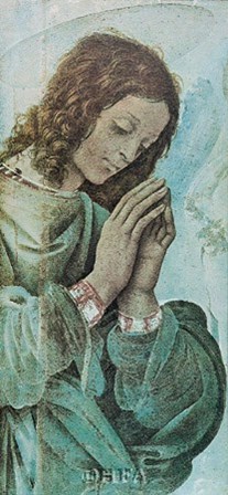 Adoring Angel by Fra Filippo Lippi art print
