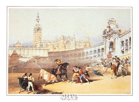 Bullfight, Seville by T.f. Lewis art print