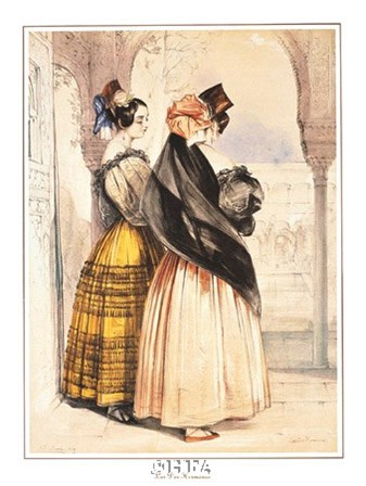 Las Dos Hermanas by T.f. Lewis art print
