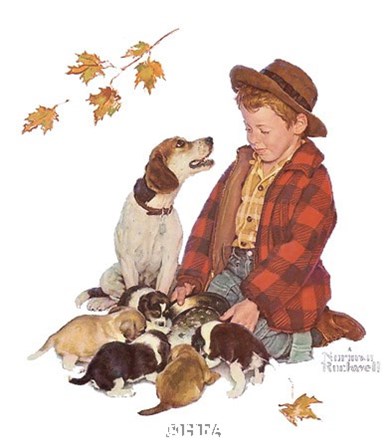 Pride of Parenthood by Norman Rockwell art print