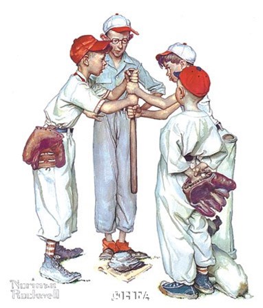 Choosin&#39; Up by Norman Rockwell art print