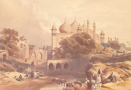 Jama Musjia Agra by David Roberts art print