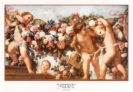 La Guirlande de Fleurs by Carlo Maratta art print