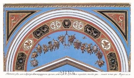 Detail/Loggia in the Vatican I by Raphael art print