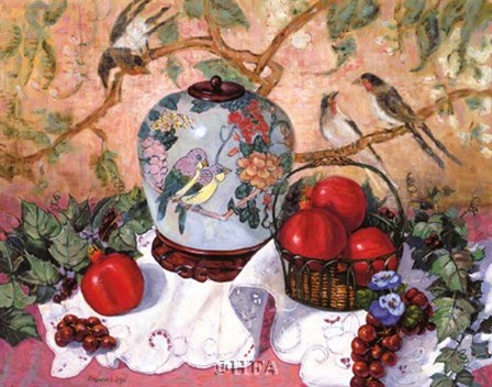 Grapes and Pomegranates by Francie Botke art print