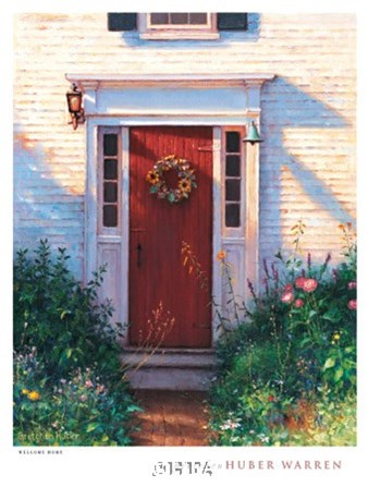 Welcome Home by Gretchen huber Warren art print