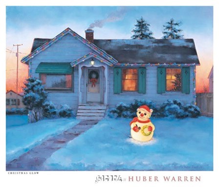 Christmas Glow by Gretchen huber Warren art print