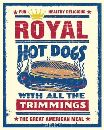 Royal Hot Dogs by Joe Giannakopoulos art print