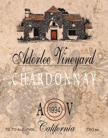 Adorlee Vineyards by Ralph Burch art print