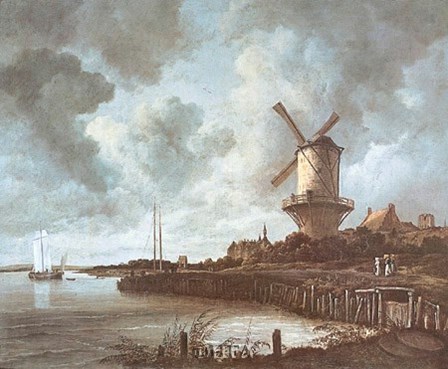 Windmill Near Wijk by Jacob Van Ruisdael art print