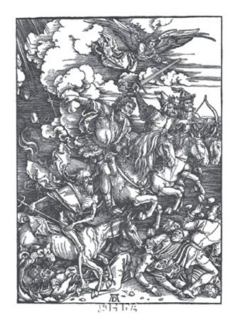 Four Horsemen of the Apocalypse by Albrecht Durer art print