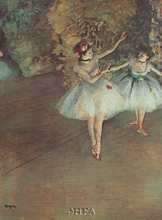 Two Dancers by Edgar Degas art print