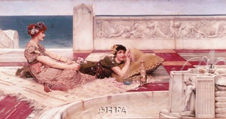 Love&#39;s Votaries by Sir Lawrence Alma-Tadema art print