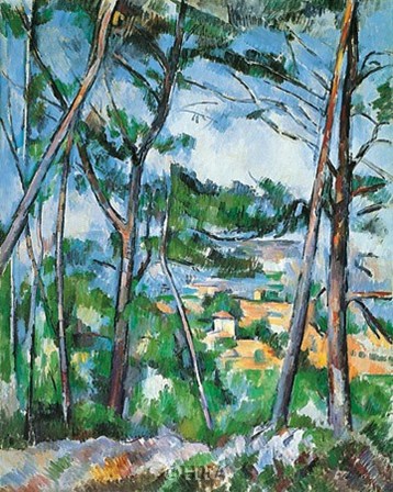 Landscape Near Aix by Paul Cezanne art print