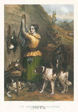 Gamekeeper&#39;s Daughter by Fred Taylor art print