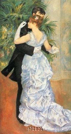 Dance in the City, 1883 by Pierre-Auguste Renoir art print
