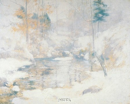 Winter Harmony by John H. Twachtman art print